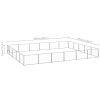 Dog Kennel Silver 322.9 ft¬≤ Steel