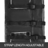 Animal Stretcher, 45 x 25 Inch Max. 250 lbs Capacity, Dog Transport Pet Trolley with Wheels, Veterinary Apply for Large Pets, Black