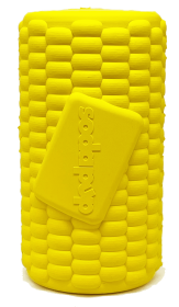 SodaPup Corn on the Cob Treat Dispenser (Color: Yellow, size: medium)