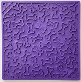Bones Design eMat Enrichment Lick Mat (Color: Purple)